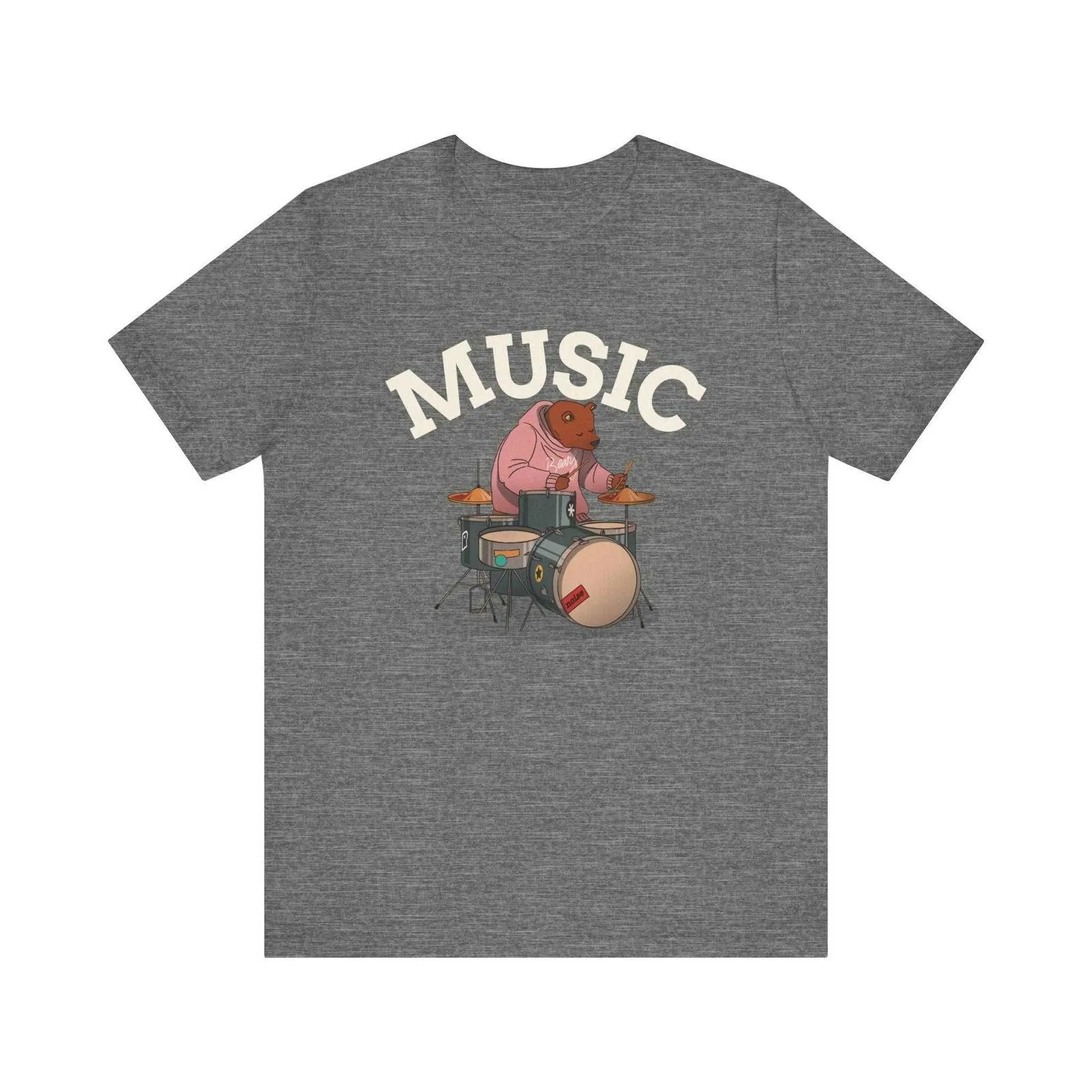 Band Bear Beats Drummer T Shirt