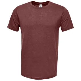 BAW Unisex Antic Maroon Soft-Tek Blended T-Shirt