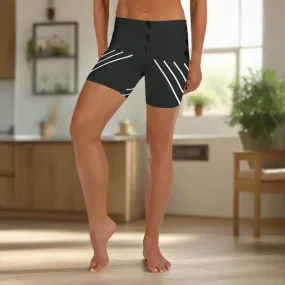 Black and Grey Bike Shorts