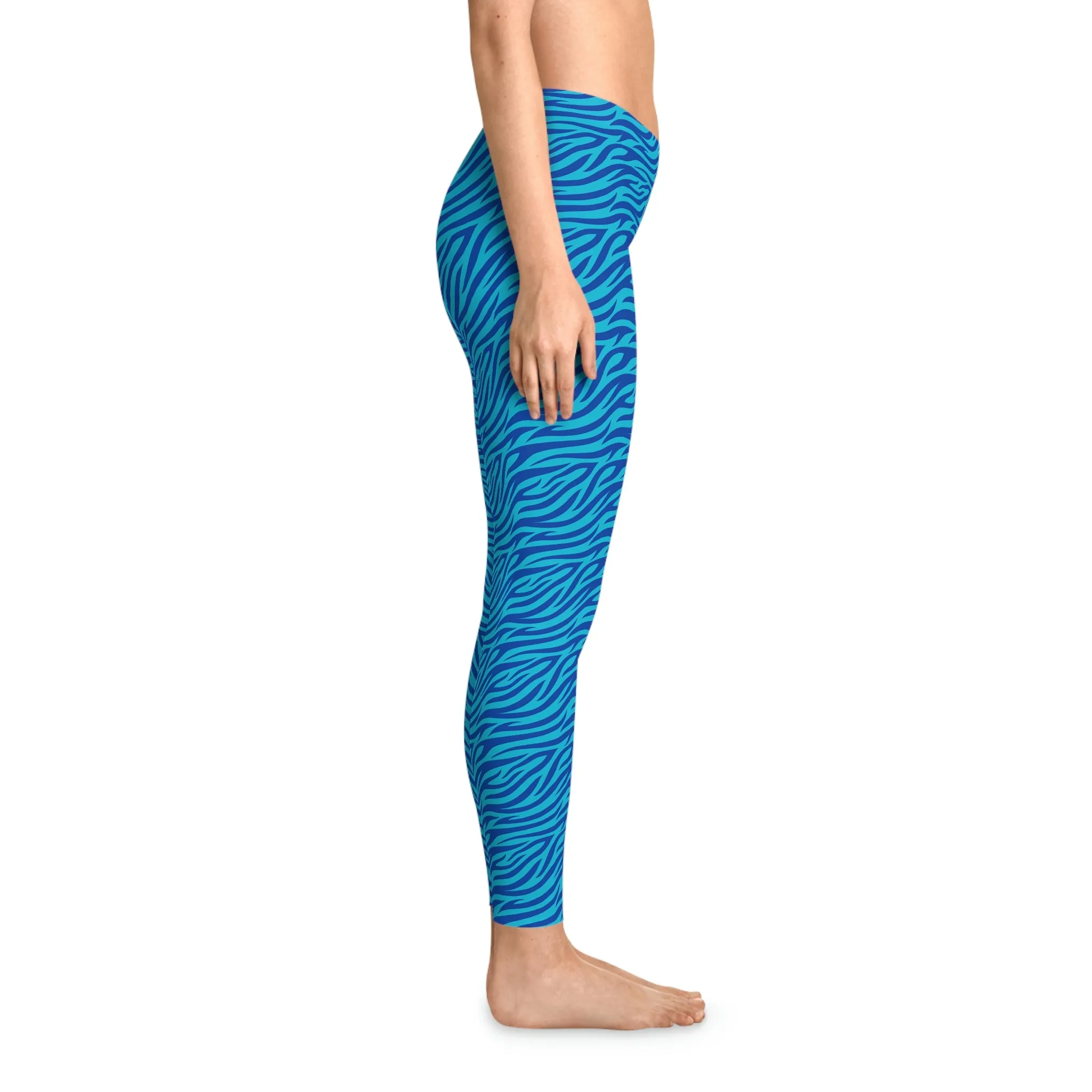 Blue Tiger Avatar Stretchy Leggings