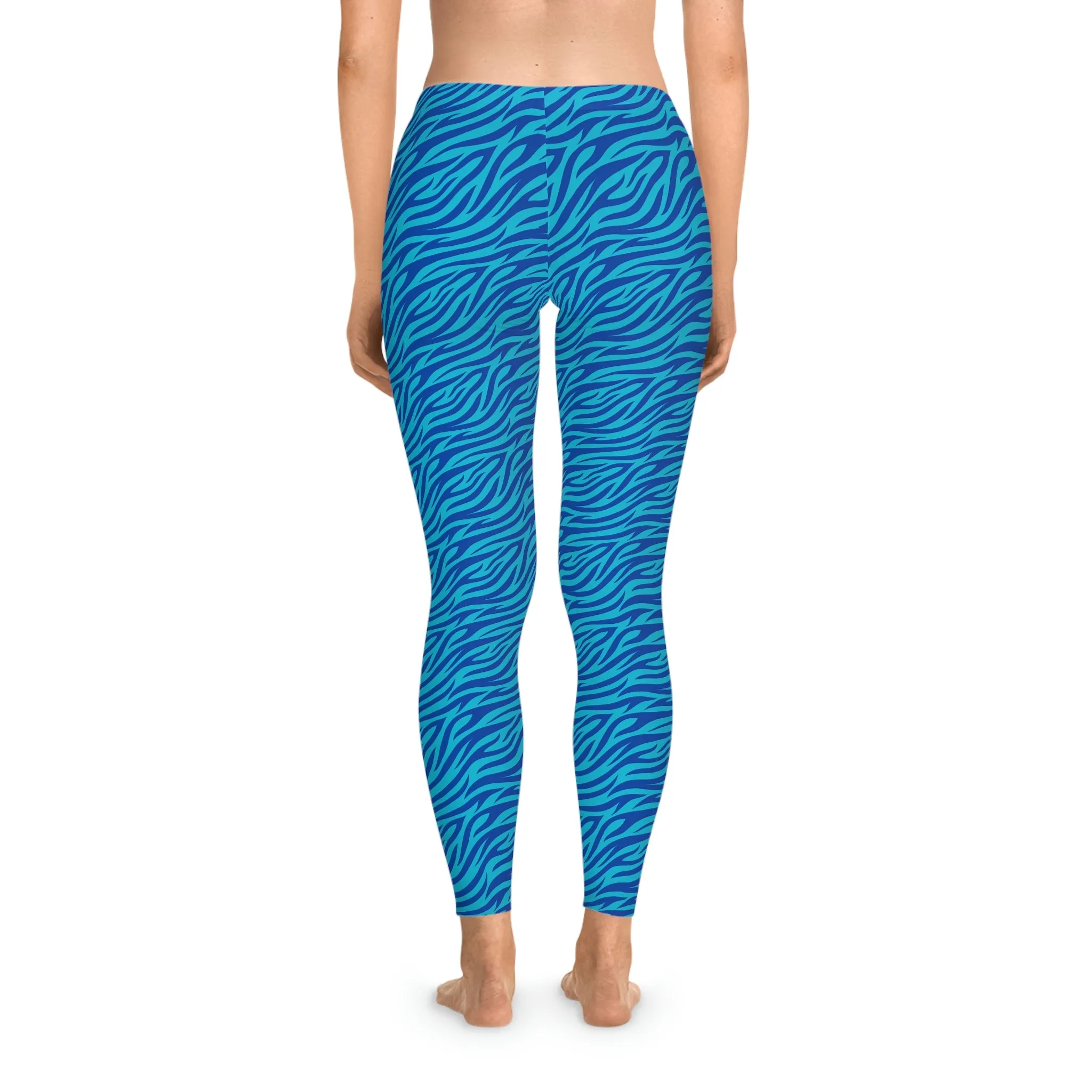 Blue Tiger Avatar Stretchy Leggings