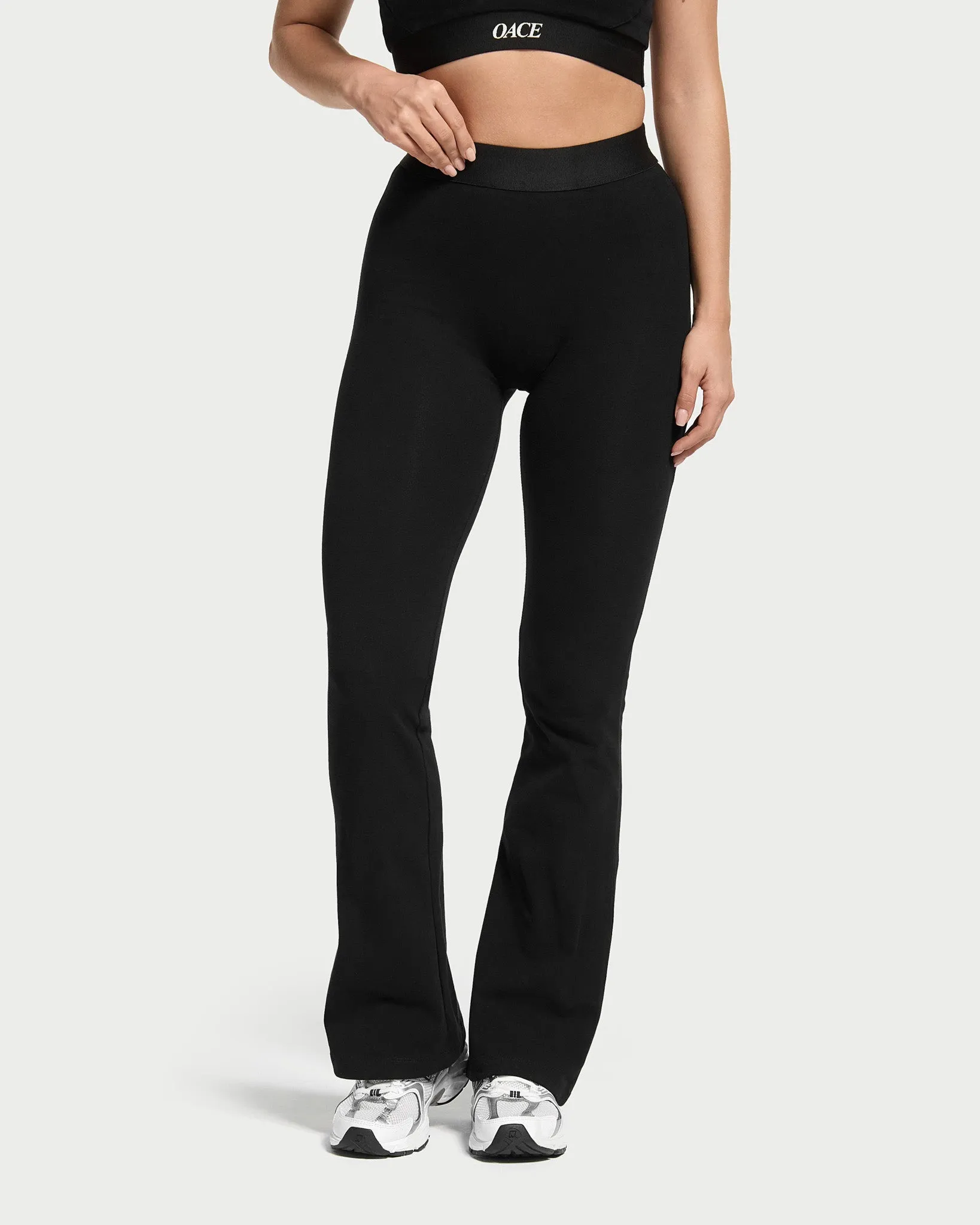 Calm Flared Jersey Pants