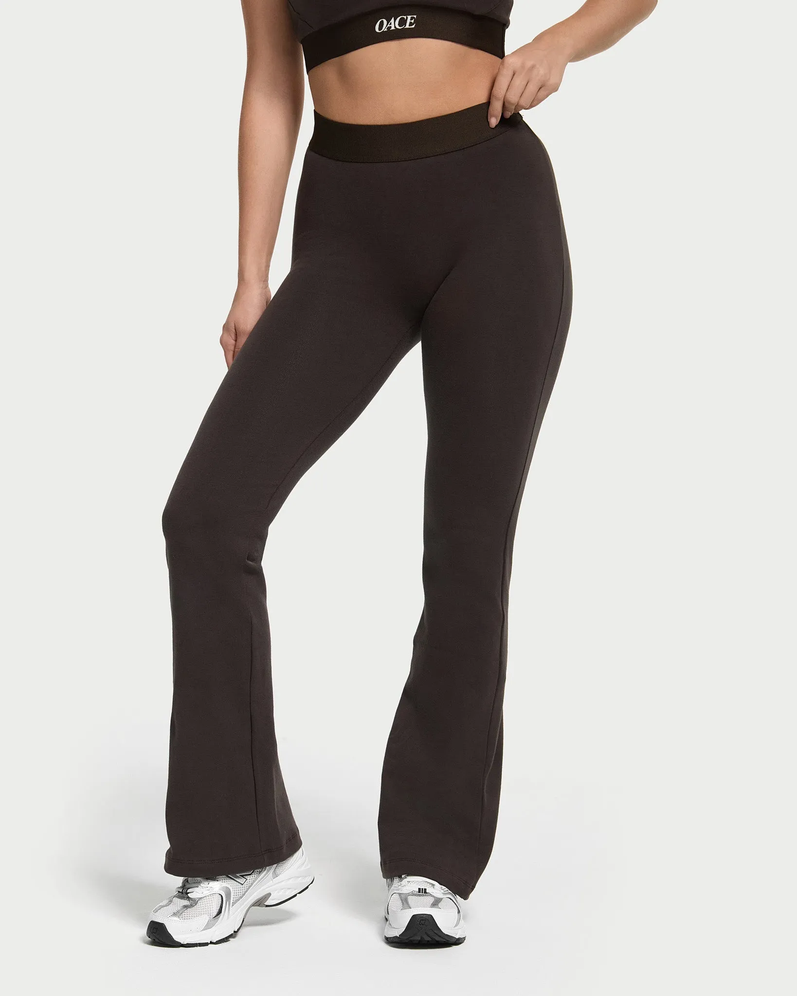 Calm Flared Jersey Pants