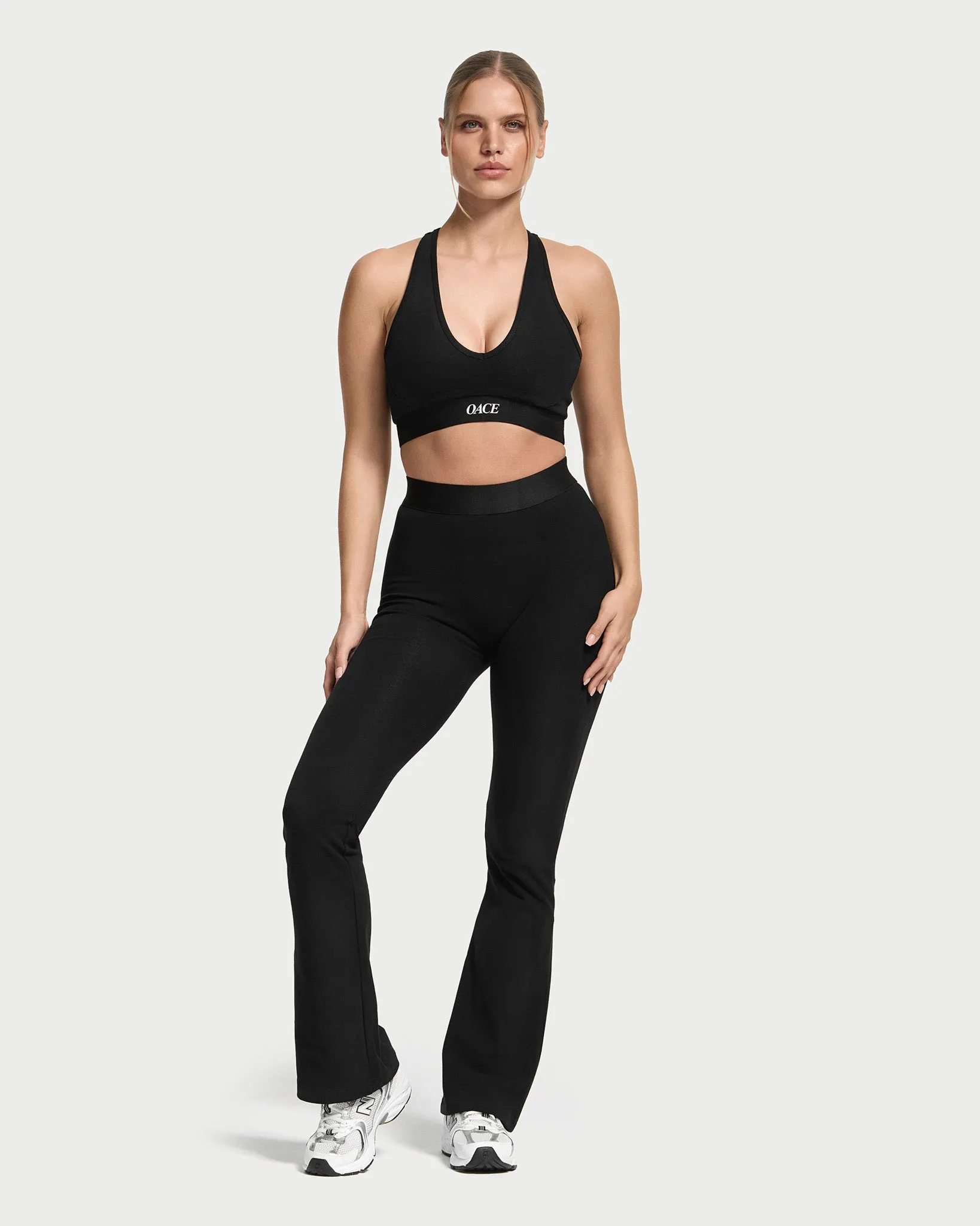 Calm Flared Jersey Pants