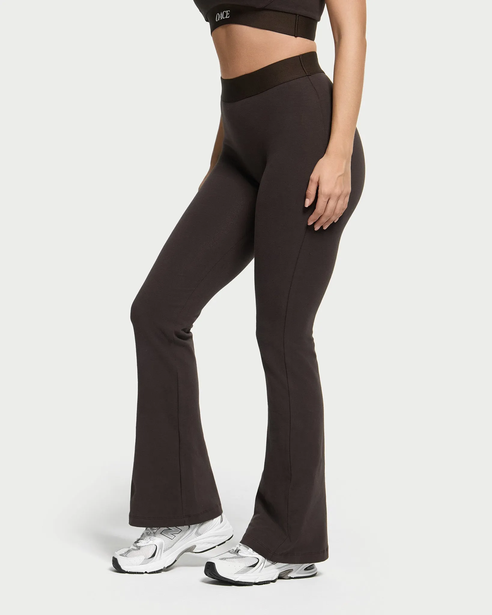 Calm Flared Jersey Pants