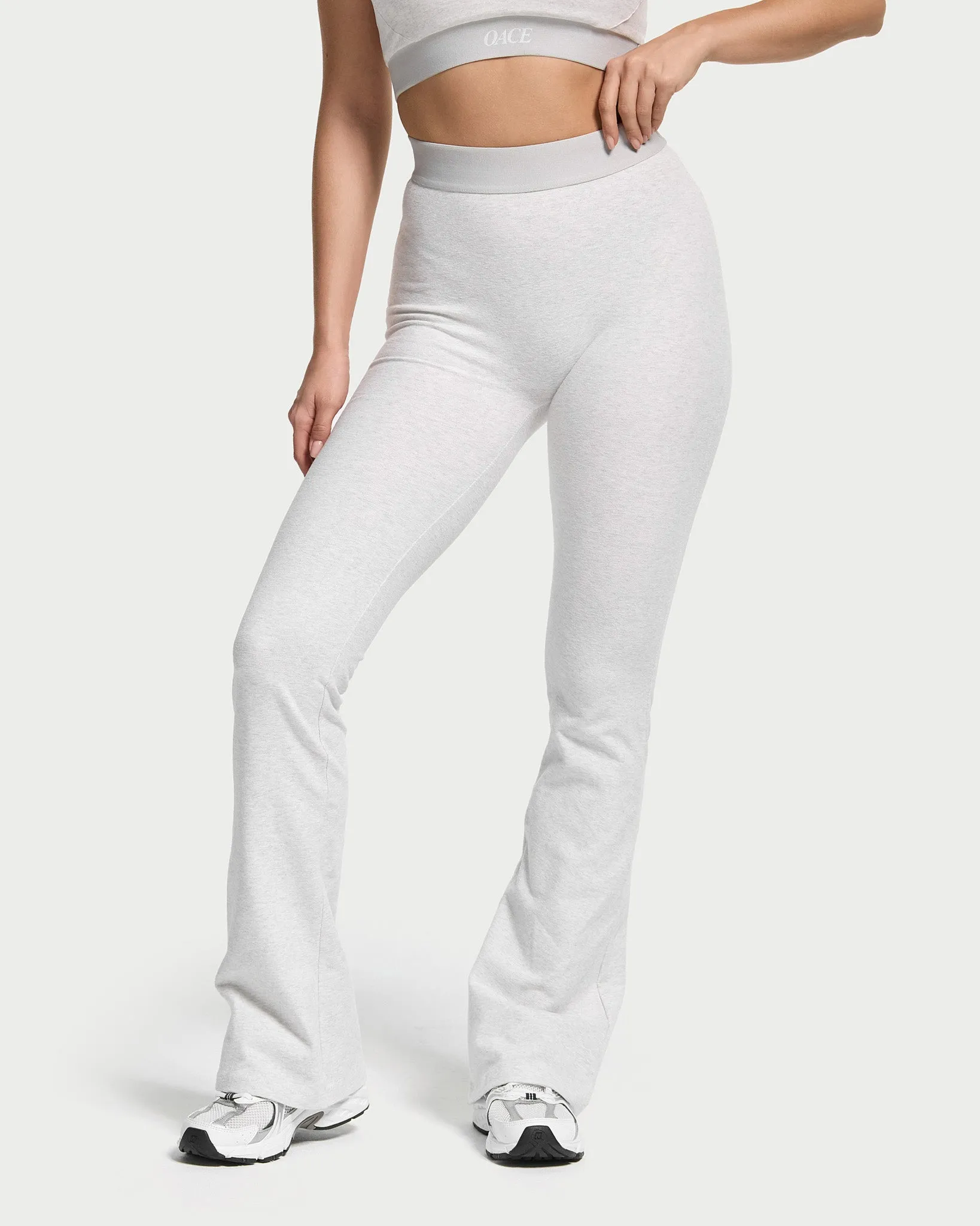 Calm Flared Jersey Pants