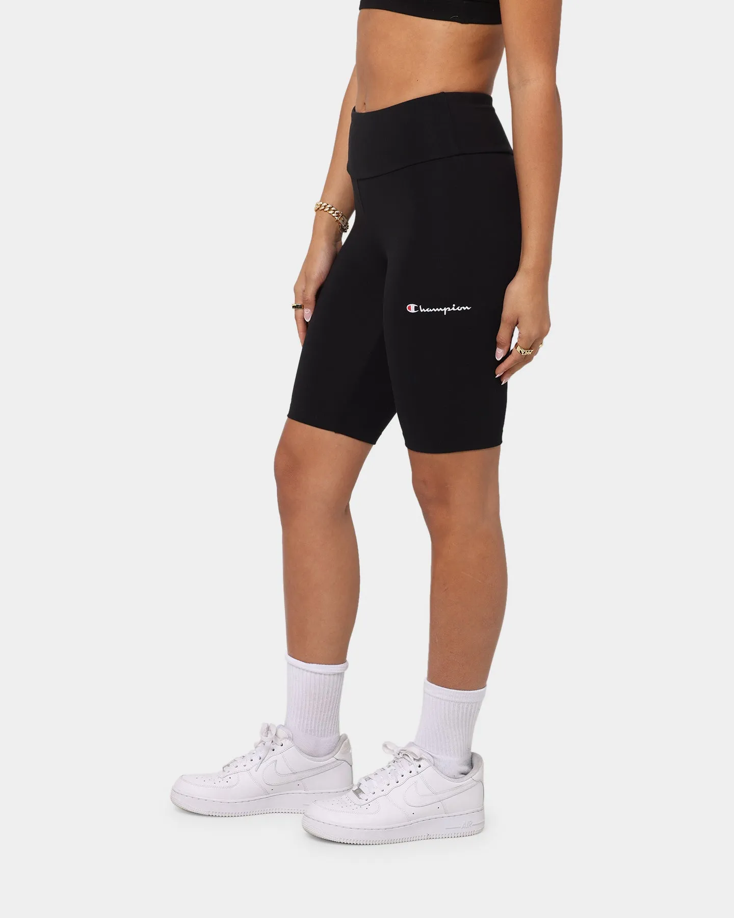 Champion Women's Lifestyle High-Rise Bike Short Black