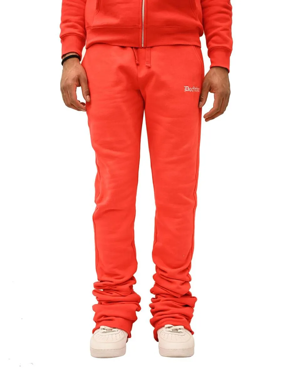 DOCTRINE STAKED DAGGER JOGGER (DB0024)  RED