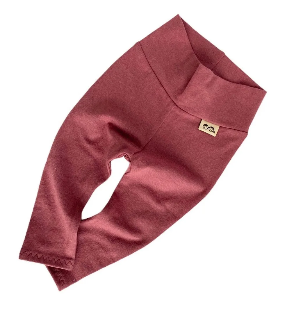 Dusty Marsala Leggings