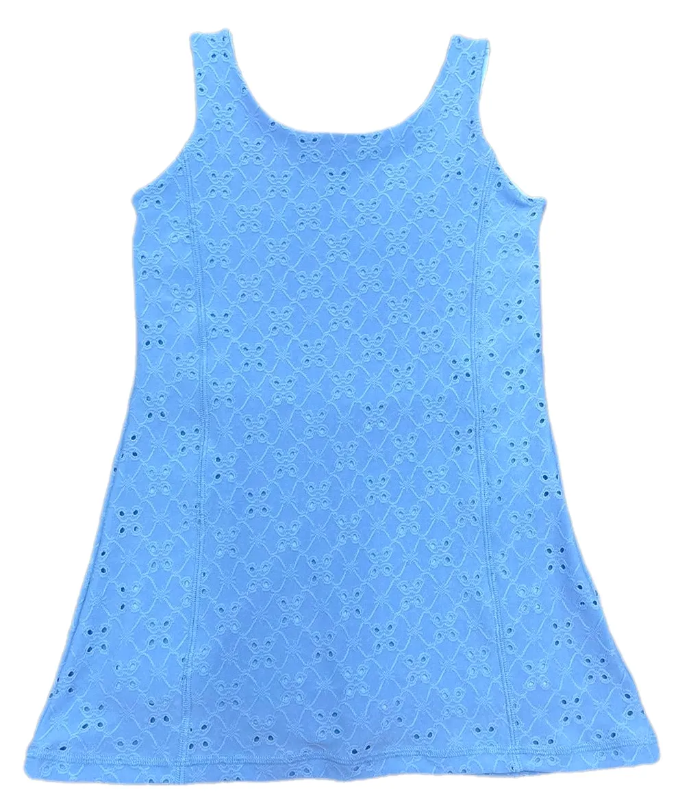 Eyelet Tennis Dress BE, Blue