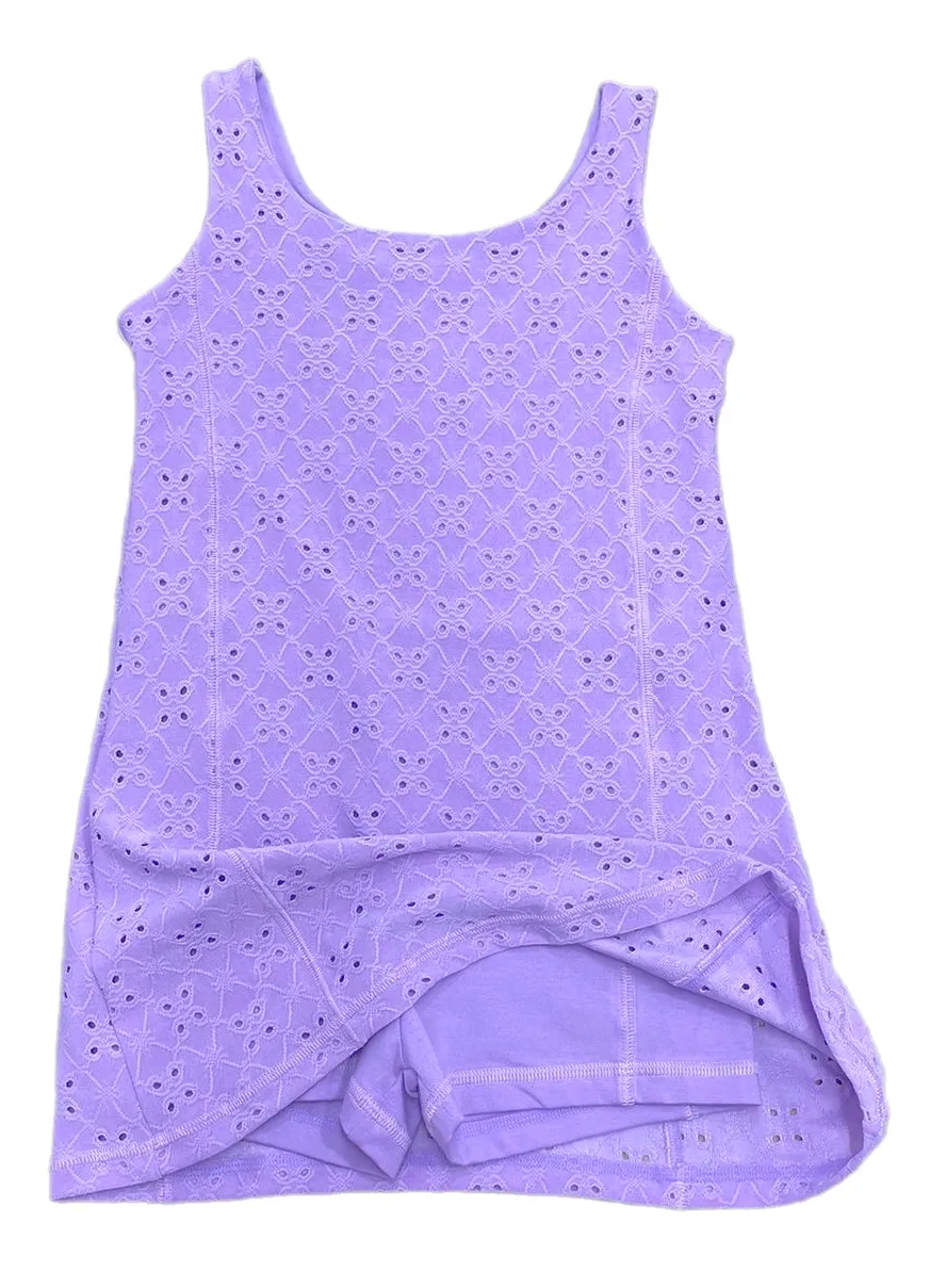 Eyelet Tennis Dress BE, Lavender