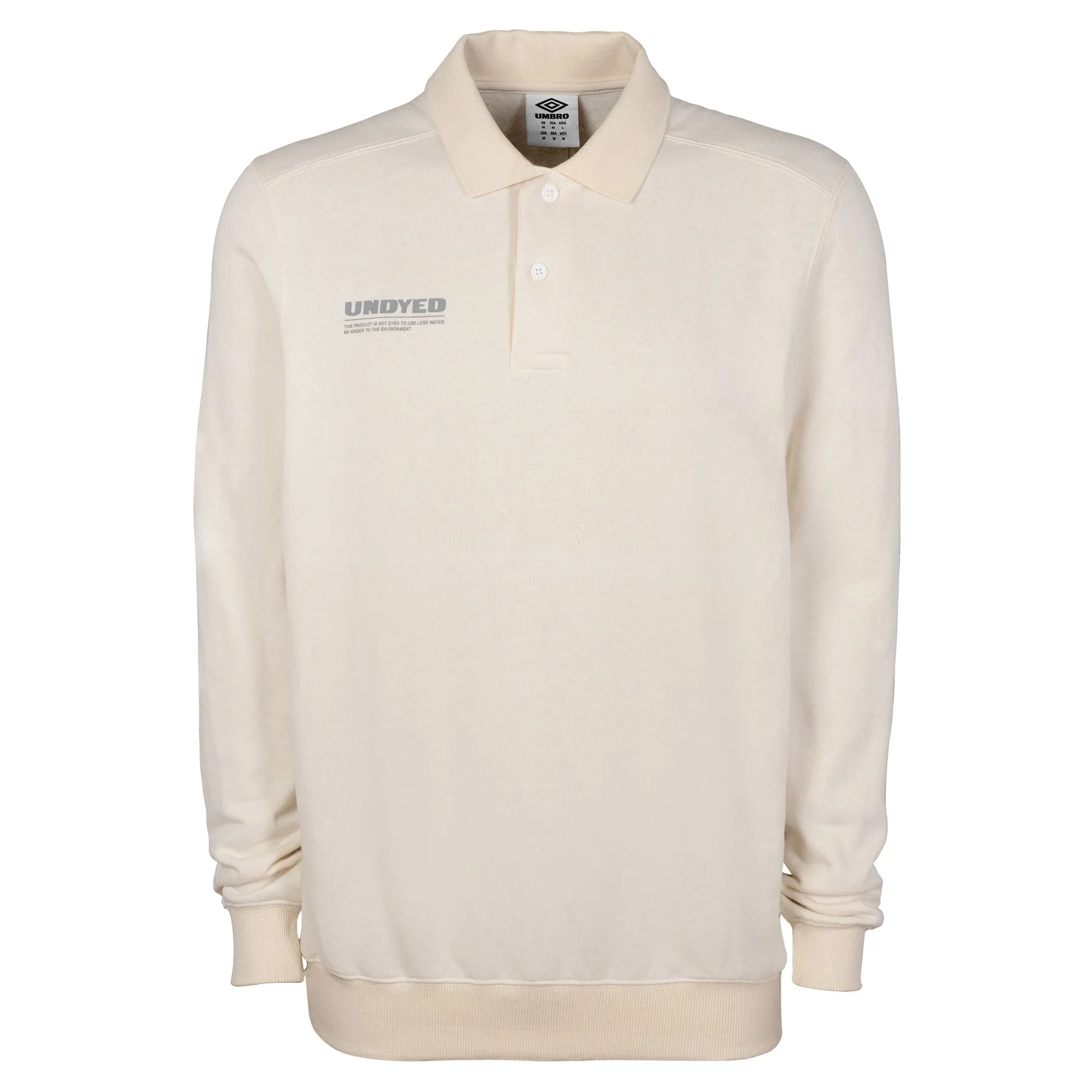 F23 MEN'S UNDYED COLLARED LS S