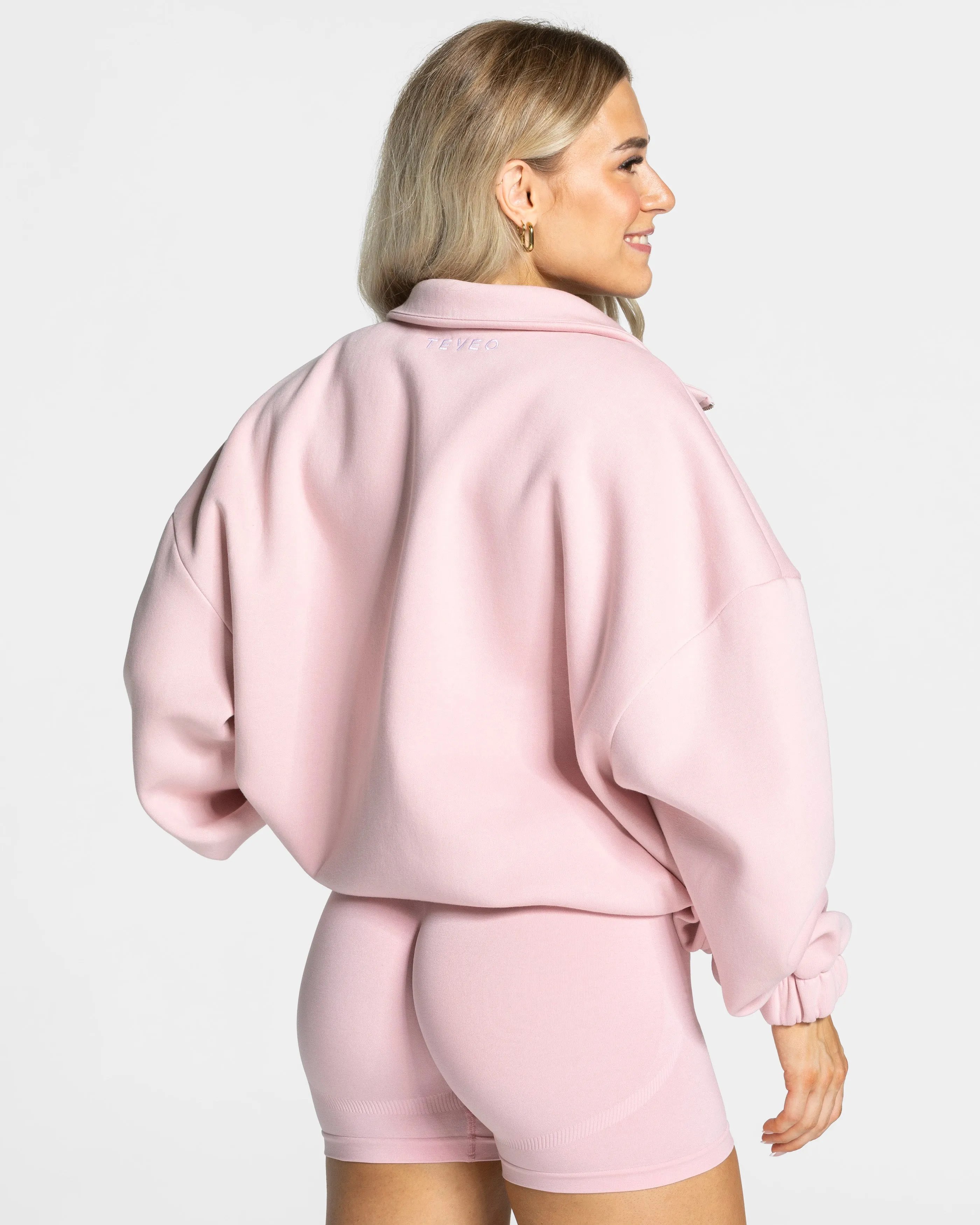 Femme Half Zip Sweater "Rosa"