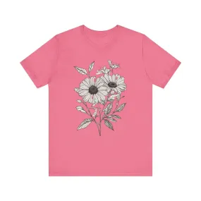 Flower Botanical Bliss T Shirt