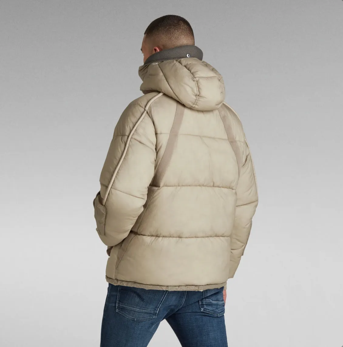 G-Star FIELD HOOD PUFFER JACKET Men’s - LIGHT TOGGEE BEIGE