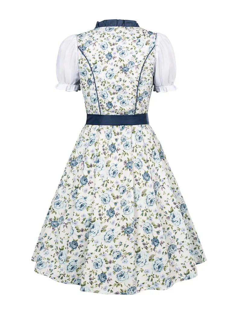 German Bavarian Oktoberfest Costumes Tops Cotton Dress Apron