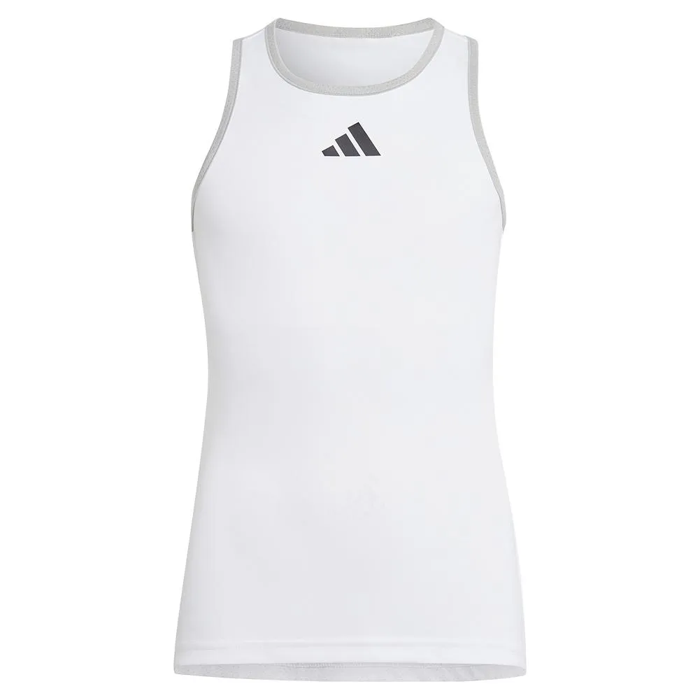 Girls' Club Tennis Tank Top White