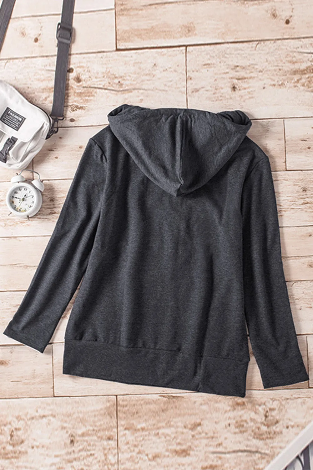 Half-zip Quilted Hoodie