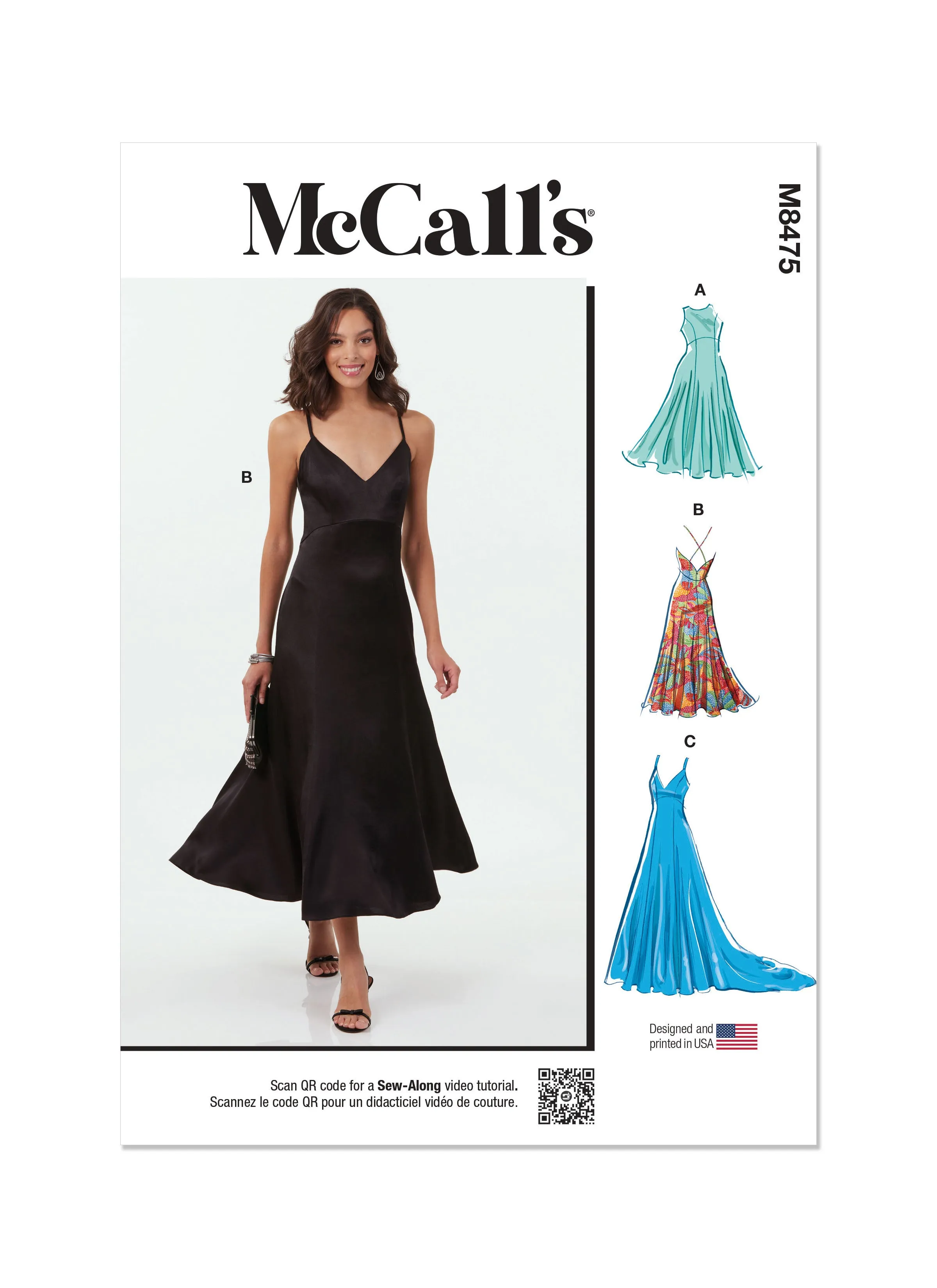 McCall's Sewing Pattern 8475 Misses' and Women's Dresses