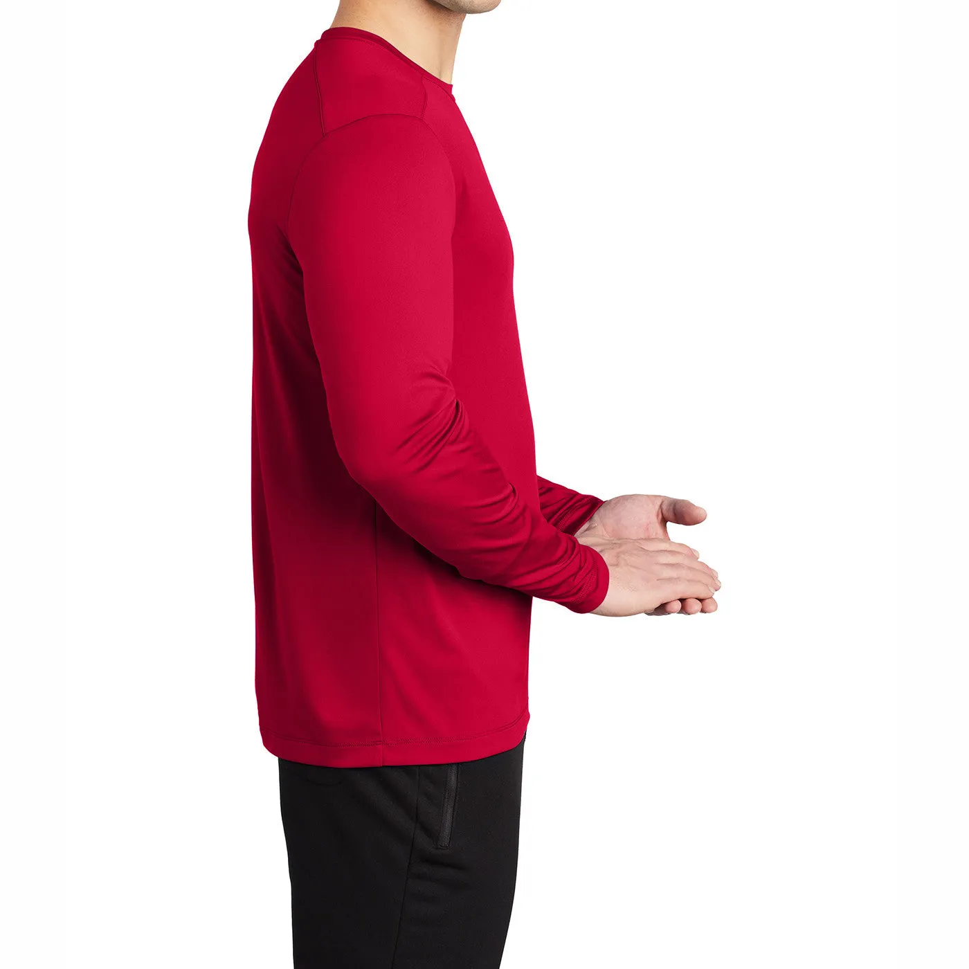 Men's Pro Long Sleeve Performance Tee for Active Wear