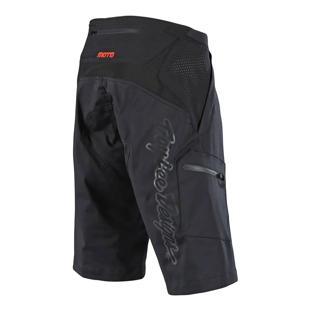 Moto Short No Liner Solid Black