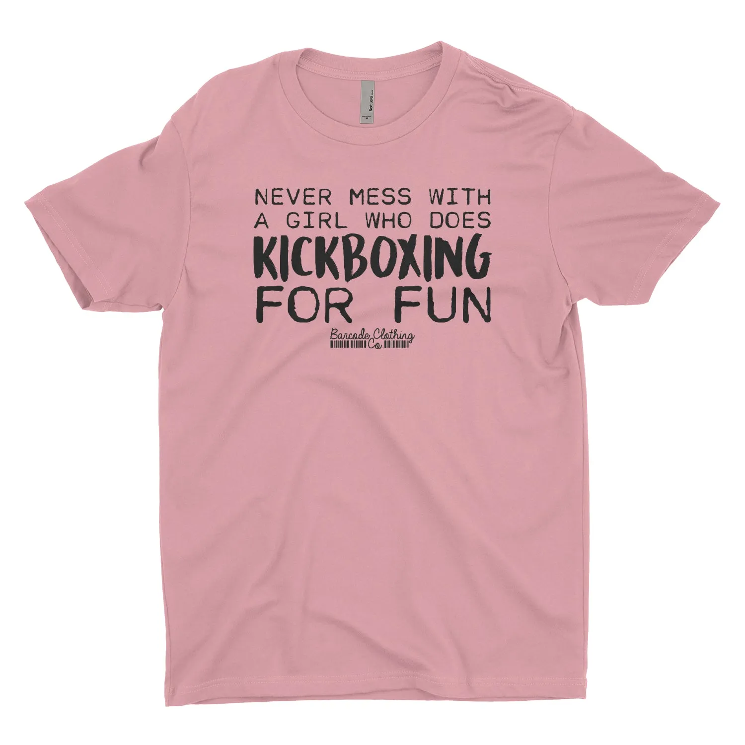 Never Mess With A Girl Kickboxing Blacked Out