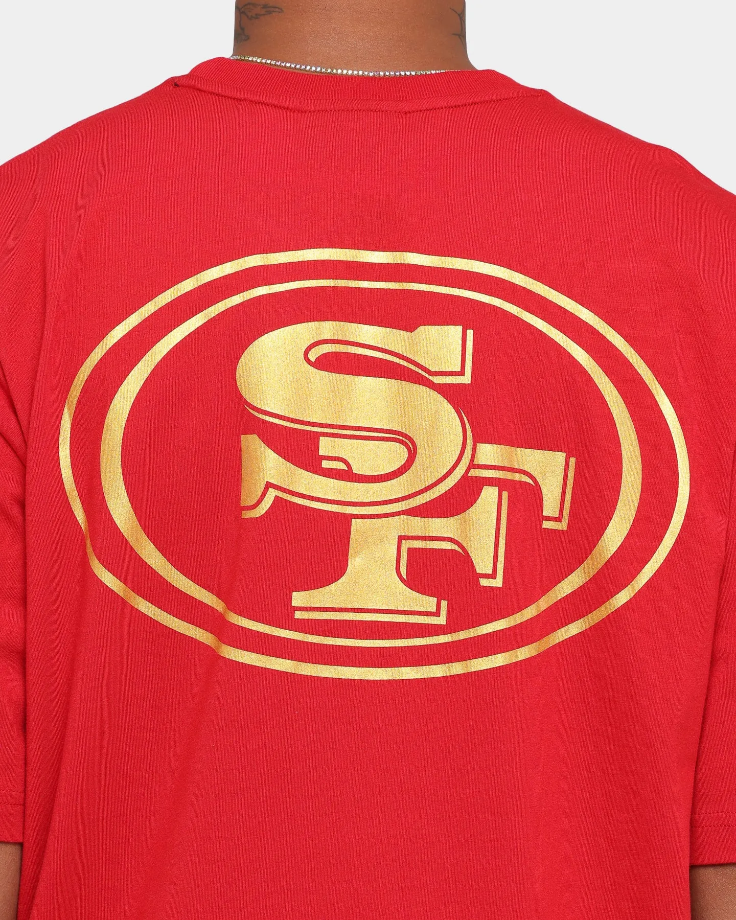 New Era San Francisco 49ers Oversize T-Shirt Scarlet/Gold