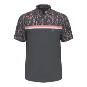 Original Penguin Golf Broken Tees Print Golf Polo Shirt OGKFD033