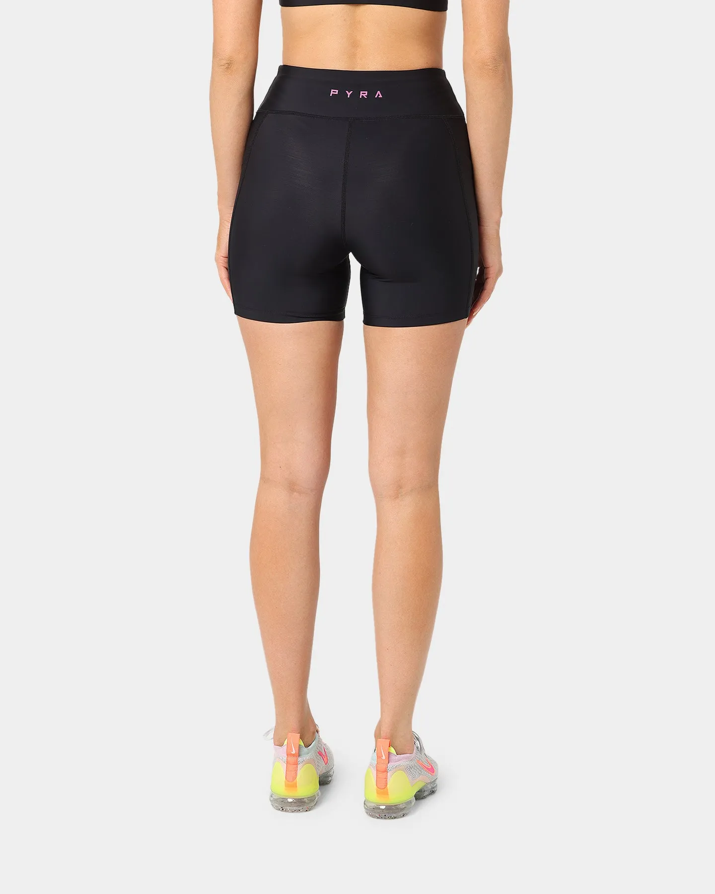 PYRA Women's Shortie Bike Shorts Black/Purple