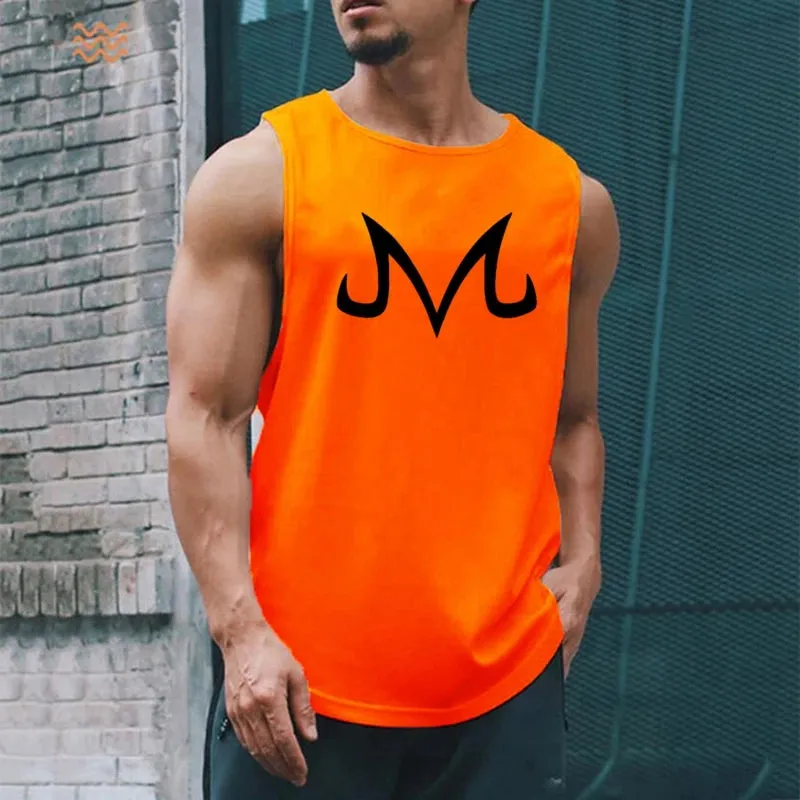 Quick Dry Bodybuilding Majin Dragon Tank Top