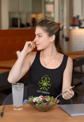 "GO GREEN": Tank Tops