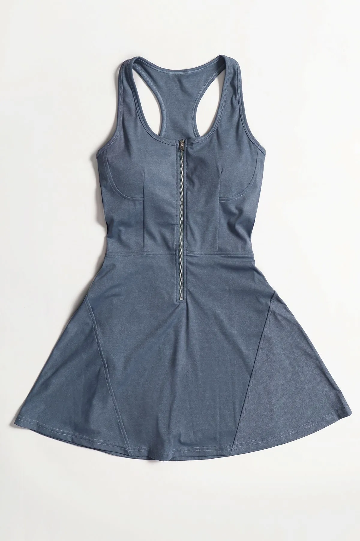 Racerback Half-Zip Tennis Dress