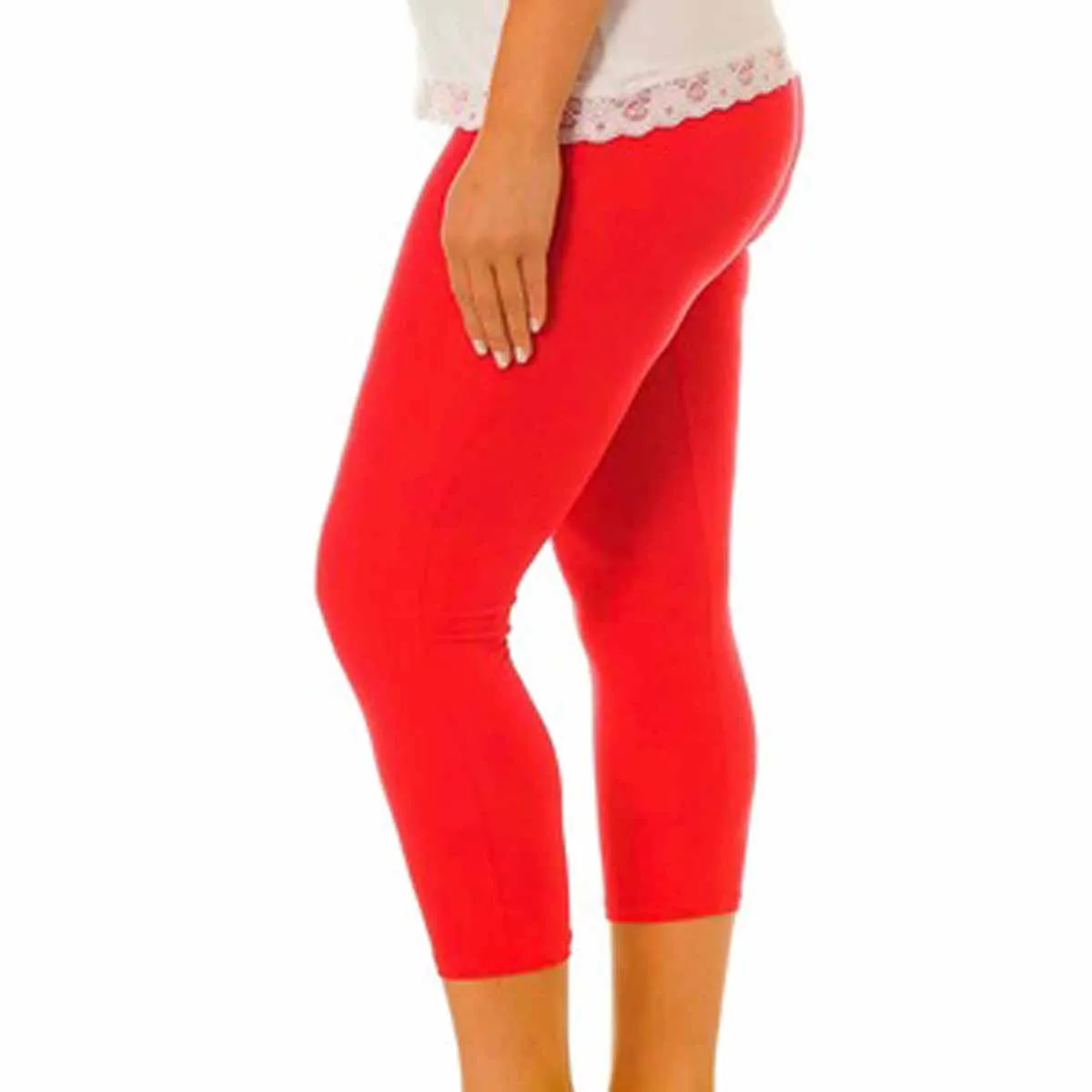 ROCKTHOSECURVES 3/4 CAPRI LEGGINGS SOFT STRETCHY HIGH WAIST