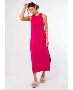 Ryder Knot Racerback Maxi Dress Mulberry