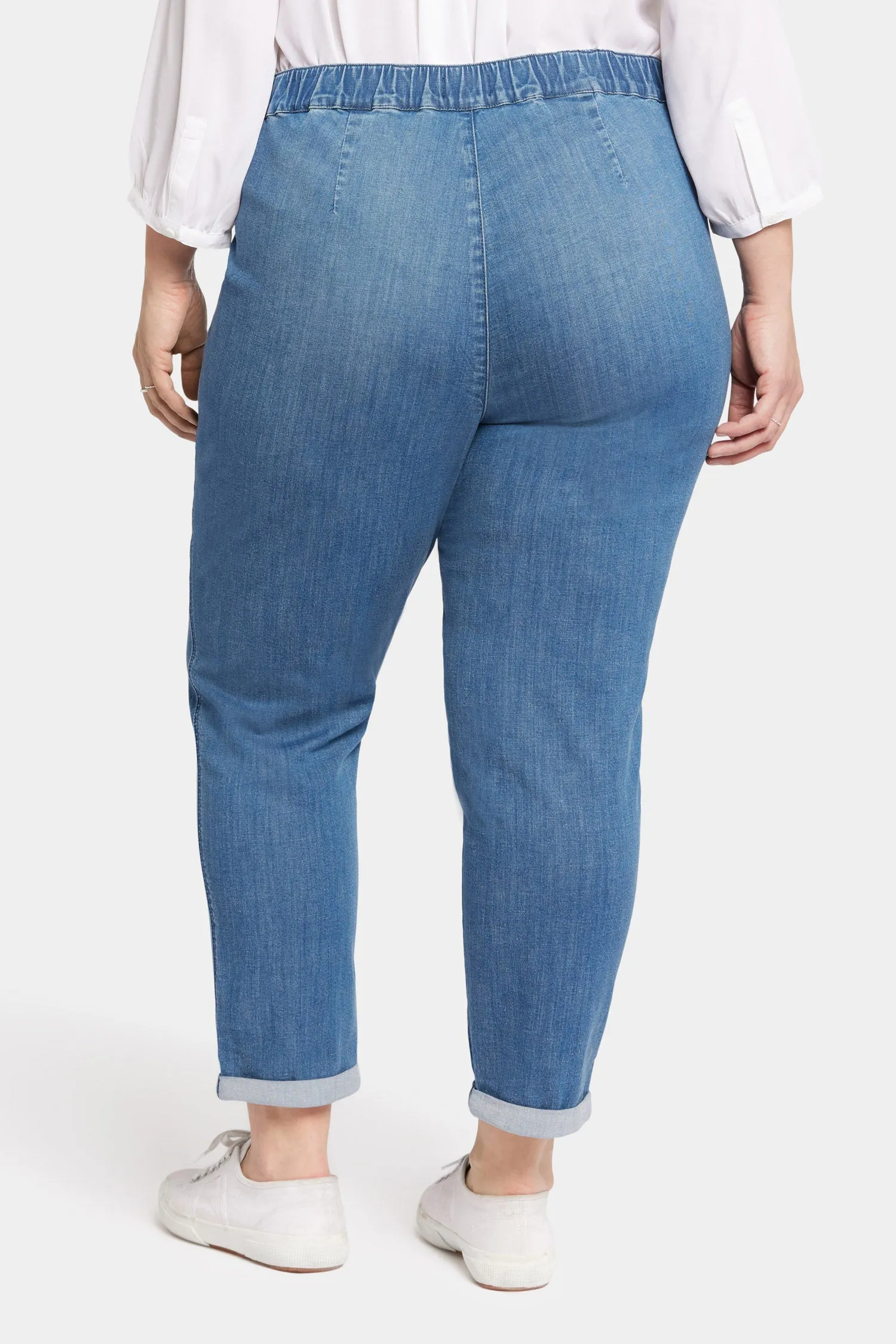 Slim Jogger Ankle Pants In Plus Size - Stunning