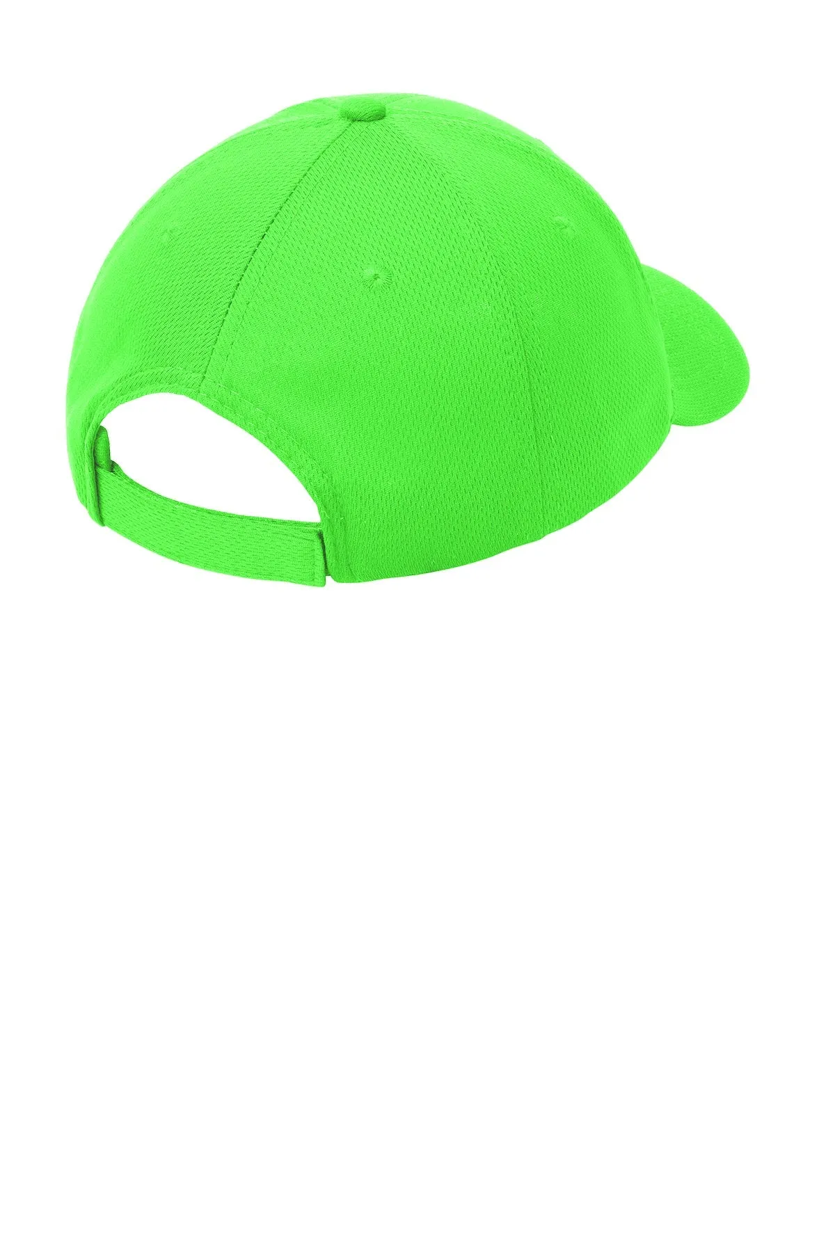 Sport-Tek PosiCharge RacerMesh Custom Caps, Neon Green