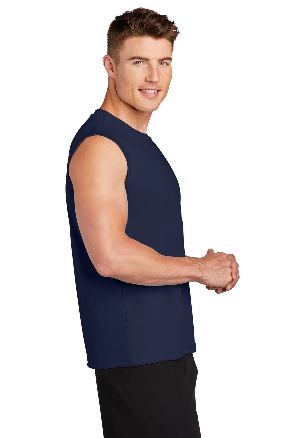 Sport-Tek Sleeveless PosiCharge Custom Competitor Tee's, True Navy