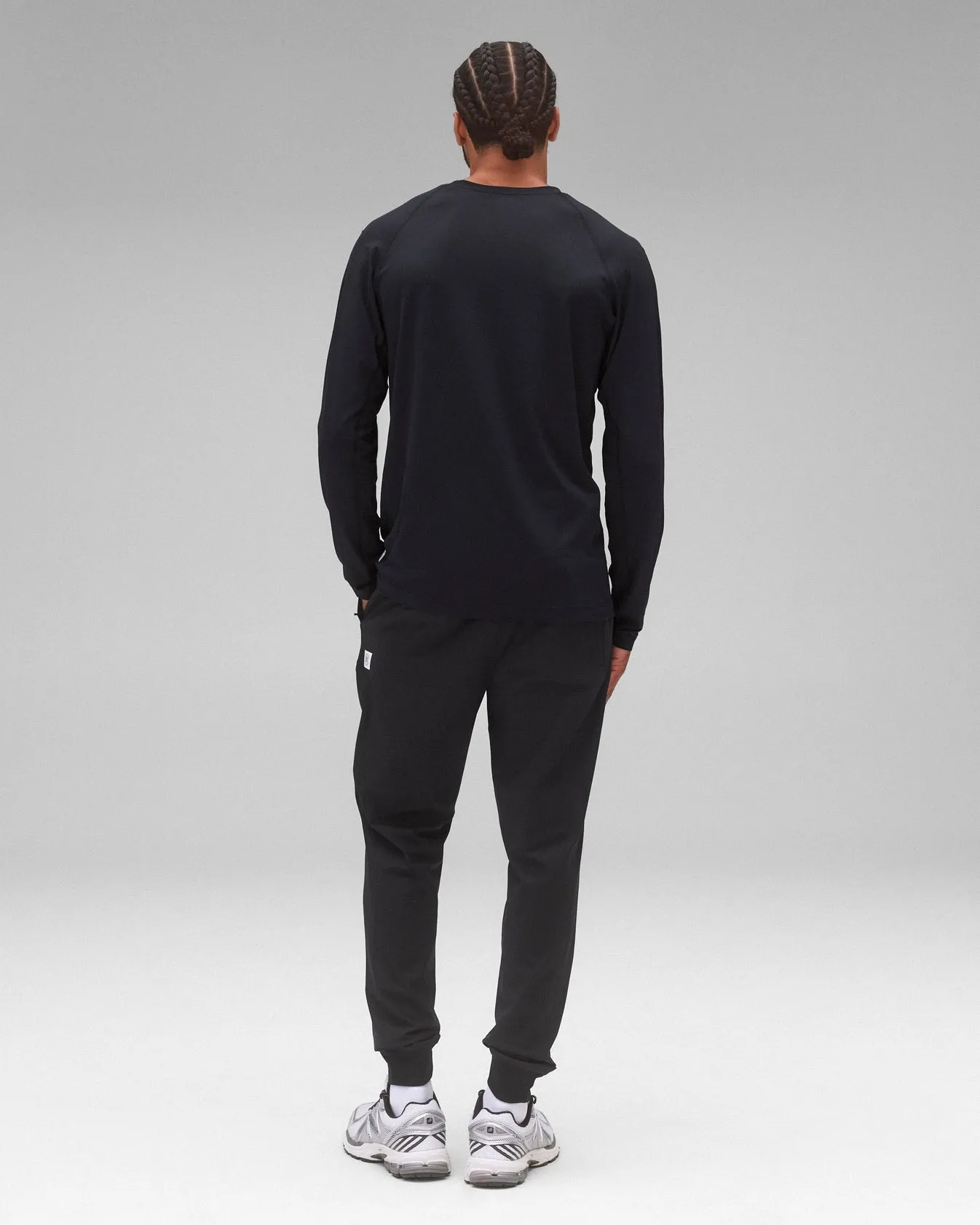 Stretch Warp Knit Coaches Slim Jogger