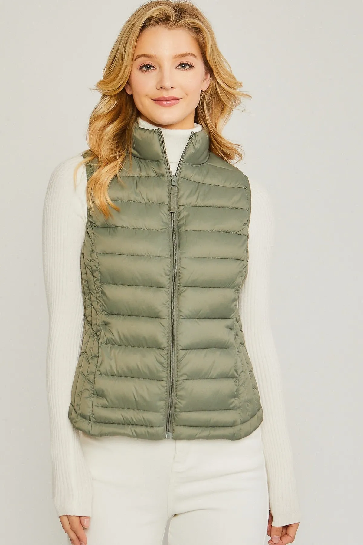 Ultra Light Puffer Vest - Evergreen