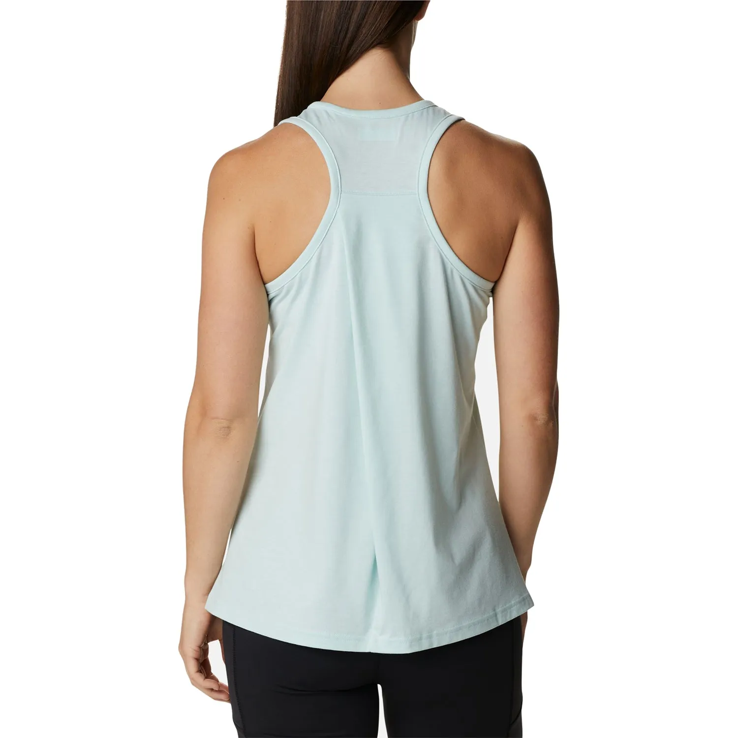 Women's Columbia Sun Trek Racerback Tank Icy Morn