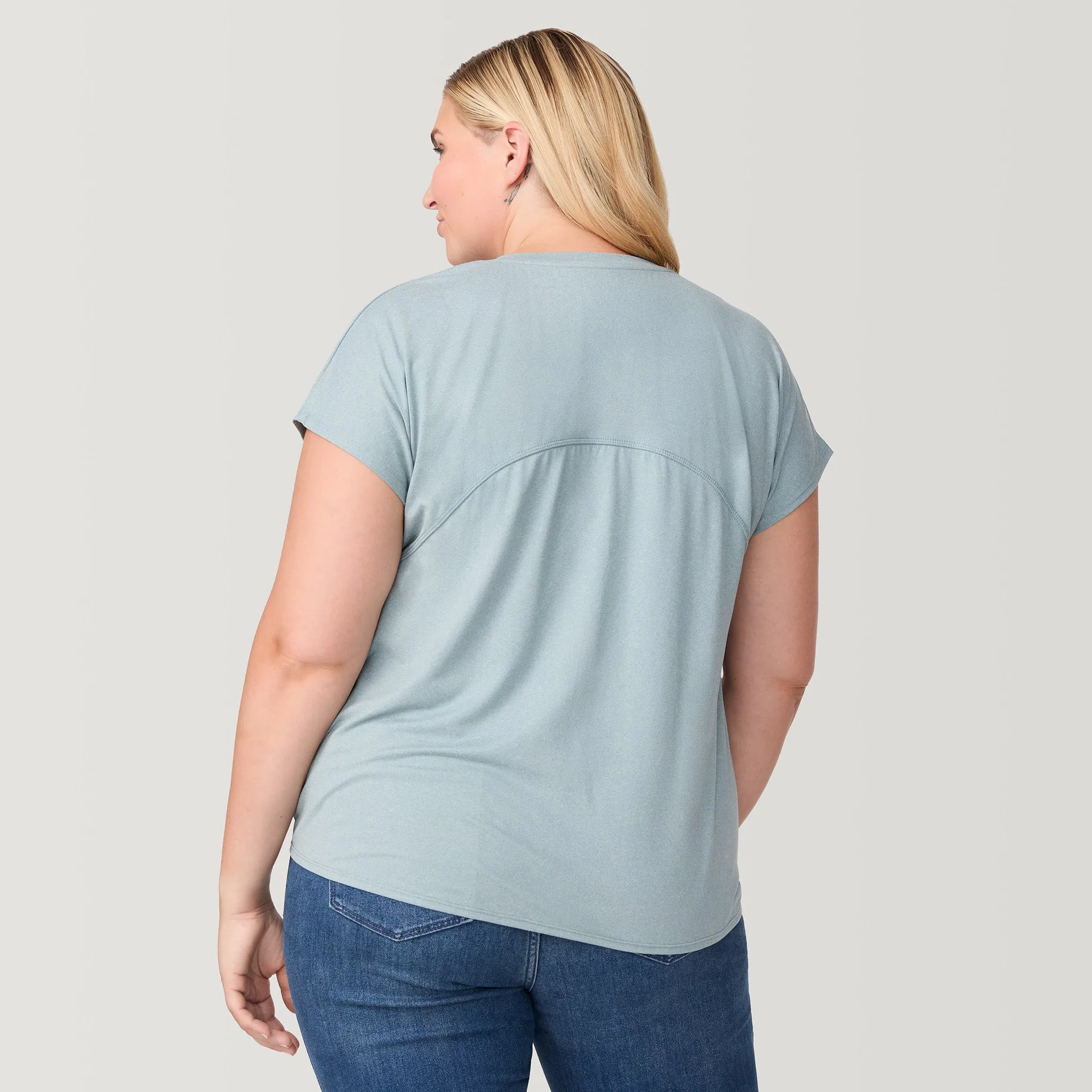 Women's Plus Size Microtech Chill B Cool Tee