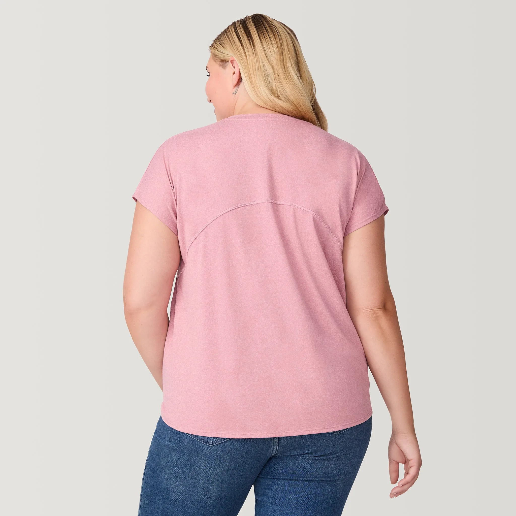 Women's Plus Size Microtech Chill B Cool Tee