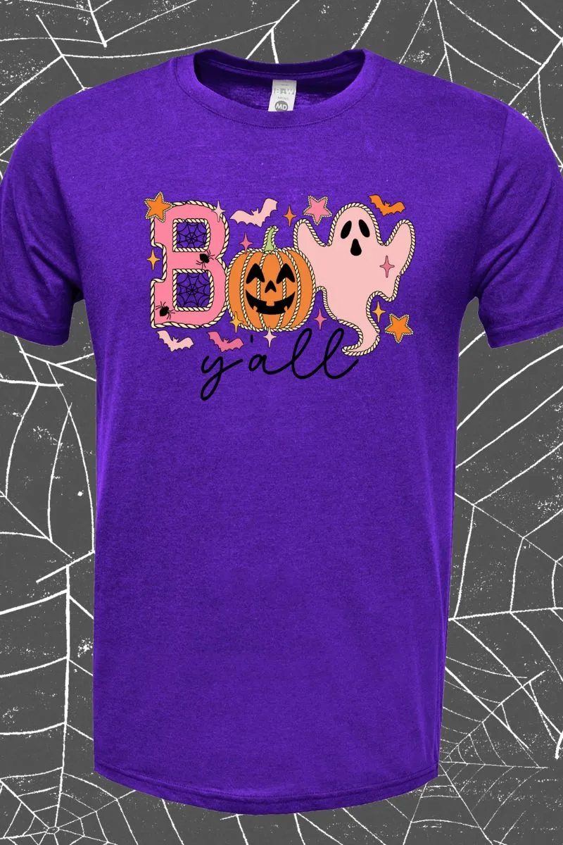 Youth Roping Boo Y'all Soft-Tek Blend T-Shirt